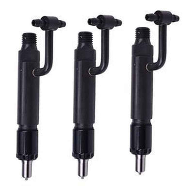 3 Fuel Injectors 729244-53100 for Yanmar & John Deere Tractors