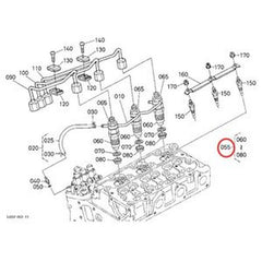 Conjunto de 2 inyectores de combustible 16871-53904 para tractores Kubota Z482/Z602 BX1860/BX1870/BX2360/BX23S/BX25
