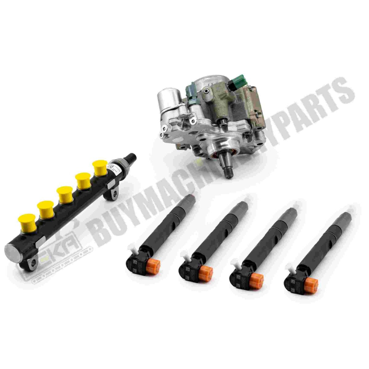 Fuel Injector Pump & Common Rail & Injector Kit 7249380 7030409 7275454 for Doosan Engine D24 D18 Bobcat S450 S510 S550 S570 S590 S595 S630 S650