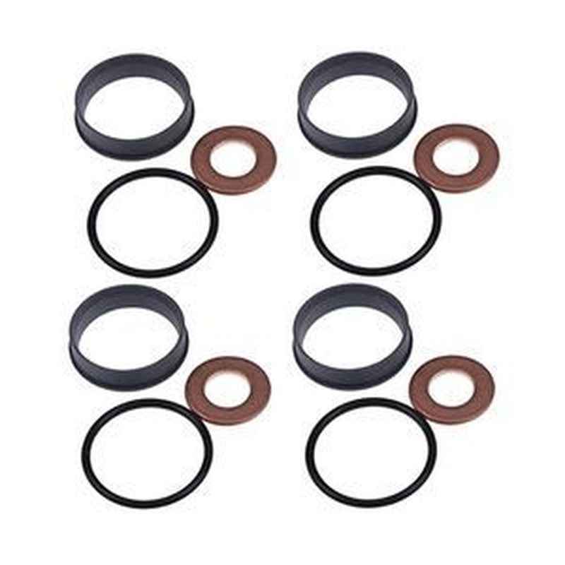 4 Sets Fuel Injector Seal Kits for Kubota M6060HD/M7060HD
