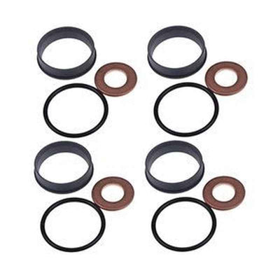4 Sets Fuel Injector Seal Kits for Kubota M6060HD/M7060HD
