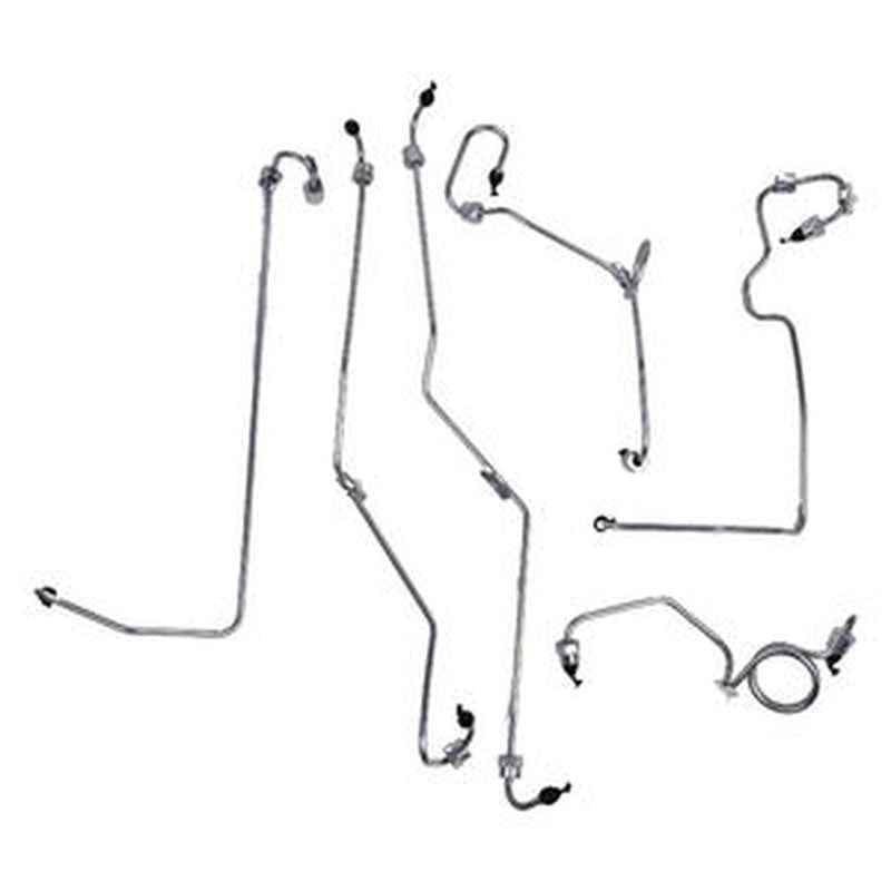 Fuel Line Kit 4P9381-4P9386 for Caterpillar CAT 3306 Engine Excavator