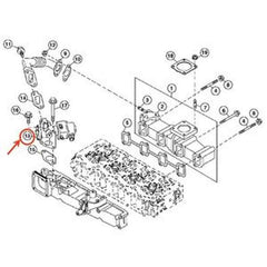 Fuel Manifold Valve MIU801819 for Yanmar & John Deere Excavators/Loaders