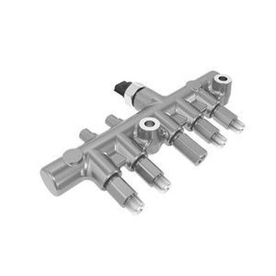Fuel Rail RE520929 for John Deere 4045 Engine Loader 210K 310J 410K Excavator 120D 130G 160DLC