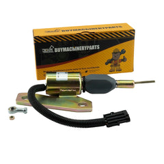 Fuel Shut Off Solenoid 5267132 3991625 24V for Cummins 6BT 5.9L Engine Hyundai R200-5 R210-7 R225-7 R335-7 Excavator