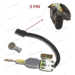 Fuel Shut Off Solenoid 3930658 3932529 3935431 SA475612 for CUMMINS