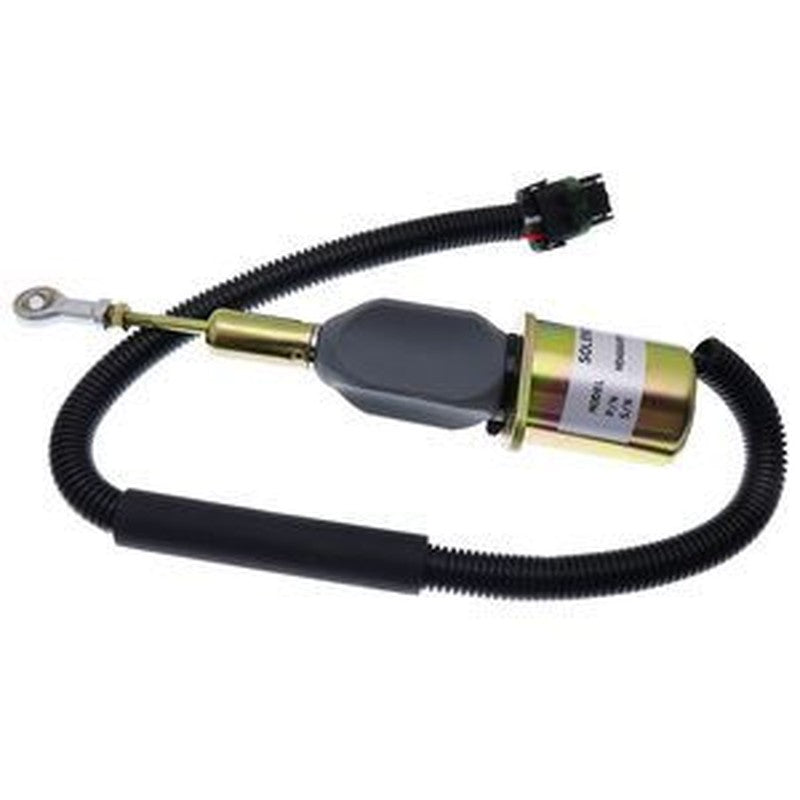 Fuel Shutoff Solenoid 1755ES RE504223 for John Deere Engine 6076 6081