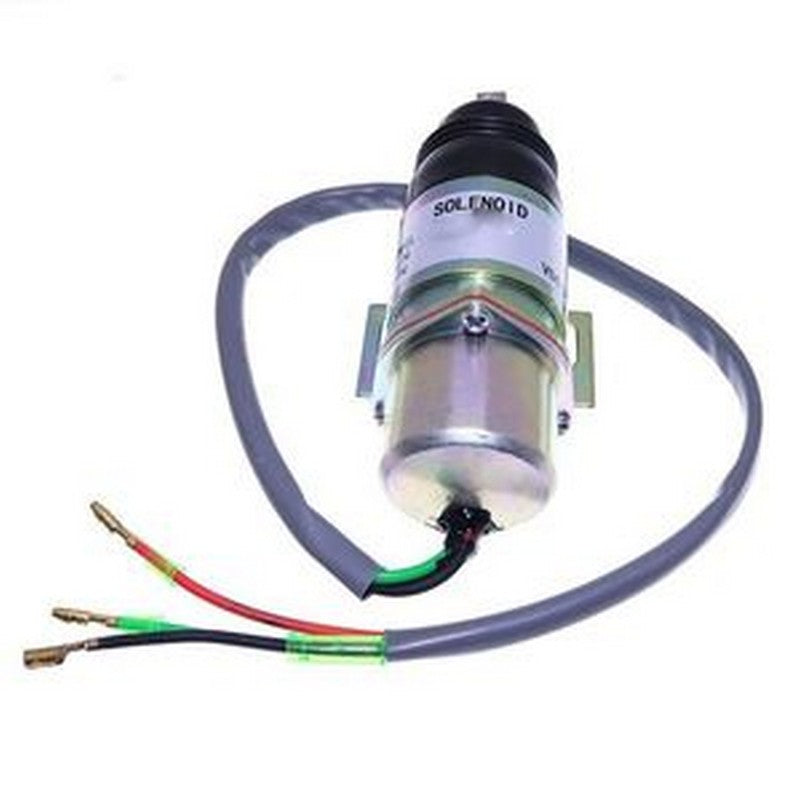 Fuel Shutoff Solenoid 1819100520 MV2-17A 24V for Aichi Lift with Isuzu 4JG1 4JG2 6BG1 6BB1 Engine - Buymachineryparts