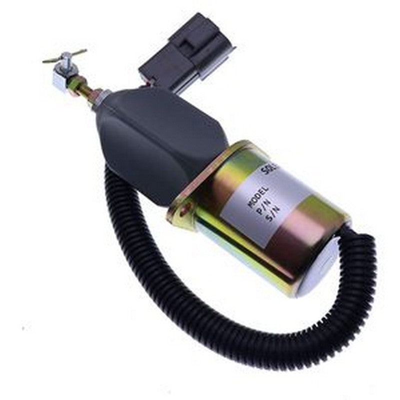 Fuel Solenoid 129953-77811 1751ES-12A3UC12B1S SA-4673-S for Hyundai R55-7 R60-5 Volvo EC55 ECR88 Yanmar Vio55 Vio75 Engine 4TNV94 4TNE94L 4TNV98 - Buymachineryparts