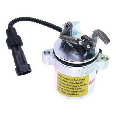 Fuel Stop Solenoid ZM 2904956 12V for Volvo L32 L35 ZL402C ZL502C ZL30 L30B L32B L35B ZL30B L20B Loader - Buymachineryparts