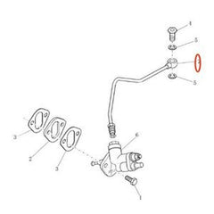Fuel Supply Tube 76193204 for New Holland U80 LV80 G80 Tractor