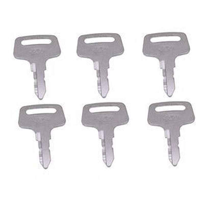 6-Piece Ignition Switch Key 37410-55150 for Kubota B1550 B1750 B2150 T1600 G2000