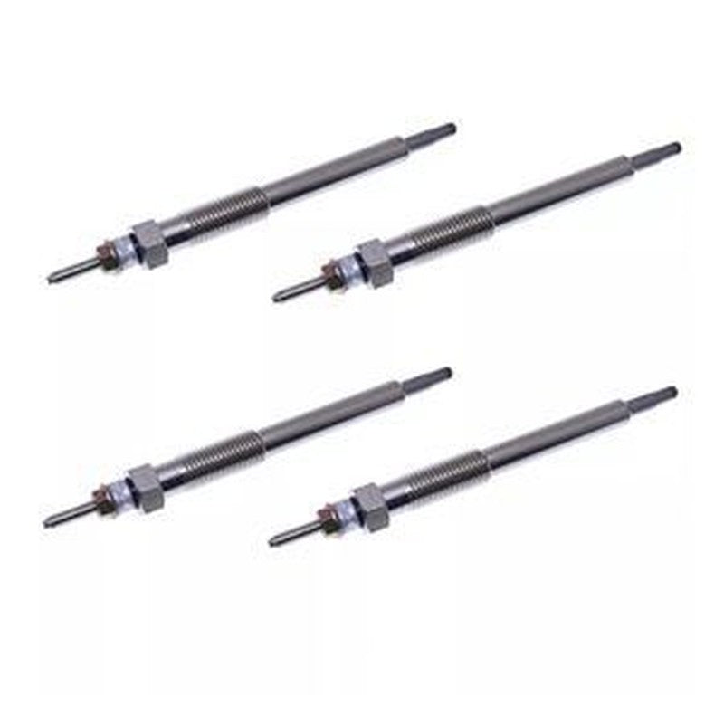 4 Glow Plugs 7000734 for Kubota V2607 Engine & Bobcat Loaders S160-T190