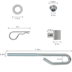 Kit de varilla de suspensión de elevación de plataforma GX24864 GX21718 para John Deere 14M7465 GX26085 24M7053