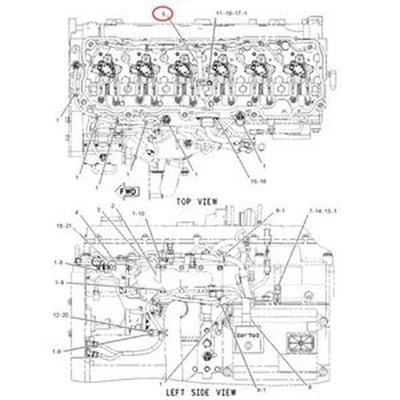 Conjunto de arnés 1889865 para motor Caterpillar CAT C9 973C 627G 637G TK711