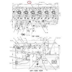 Conjunto de arnés 1889865 para motor Caterpillar CAT C9 973C 627G 637G TK711