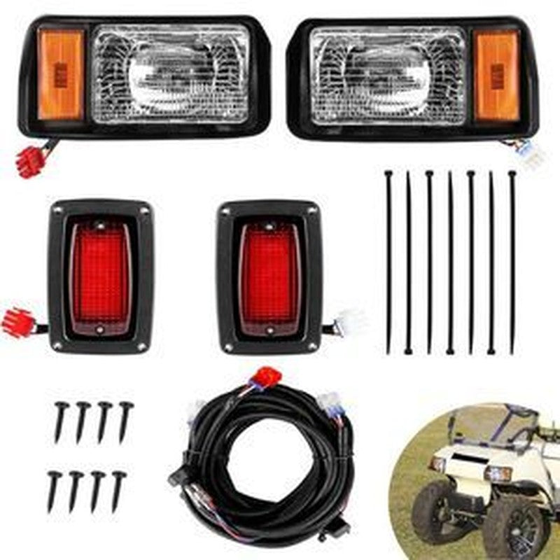 Headlight & Tail Light Kit 101988001/101988002/1017035 for Club Car DS 1993-Up