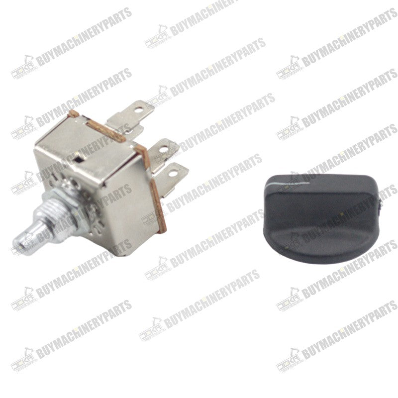 Heater Fan Blower & Control Knob Switch 6675176 6675177 for Bobcat 319 320 331 337 A220 A300 A770 T740 T750 T750 - Buymachineryparts