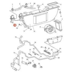 Heater Control Valve 5103770AA for 2002-2006 Dodge Sprinter 2500 3500