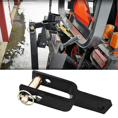 Heavy-Duty Cat 1 Quick Hitch Adapter Bushing Kit with Adjustable Top Link Bracket for 3-Point Hitch - Integral Cast
