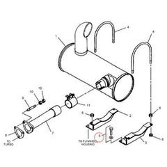 Hex Head Bolt 297-7654 for Caterpillar CAT Excavators 320C 320D 323D