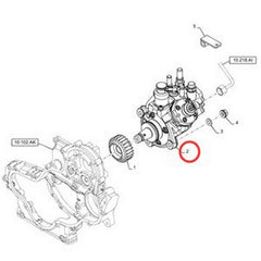 High Pressure Fuel Injection Pump 5801470100 for FPT Iveco Engine F5BFL413A B007 CASE Loader 580N 590SN SR250 SV300