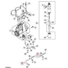 Hose Set 8941523530 8971294130 for Isuzu Engine 4JG1 4JB1
