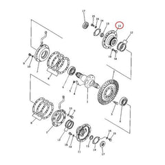 Hub 198-21-11490 for Komatsu Dozer D85A-21 D85A-18 D80A-18 D80E-18 D85P-21 D85E-18 D135A-2 D155A-2 D155S-1 D455A-1