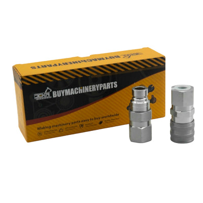 Kit de acoplador de face plana macho e fêmea hidráulico AT312470 KV14216 para John Deere 110 240 250 260 270 315 317 320 325 328 332 410G 310G 320D 318D 310SG 
