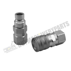 Kit de acoplador de face plana macho e fêmea hidráulico AT312470 KV14216 para John Deere 110 240 250 260 270 315 317 320 325 328 332 410G 310G 320D 318D 310SG 