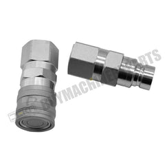 Kit de acoplador de face plana macho e fêmea hidráulico AT312470 KV14216 para John Deere 110 240 250 260 270 315 317 320 325 328 332 410G 310G 320D 318D 310SG 