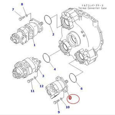 Hydraulic Pump 705-95-01020 for Komatsu HM300-2R HM300-2 HM250-2