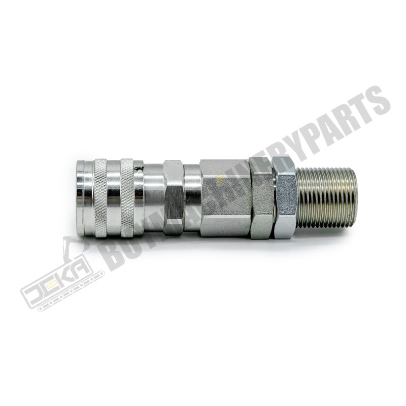 Hydraulic Quick-Connect Coupler AT312877 KV13884 for John Deere 332 326D 280 332D 325 333D 270 328 328D 260