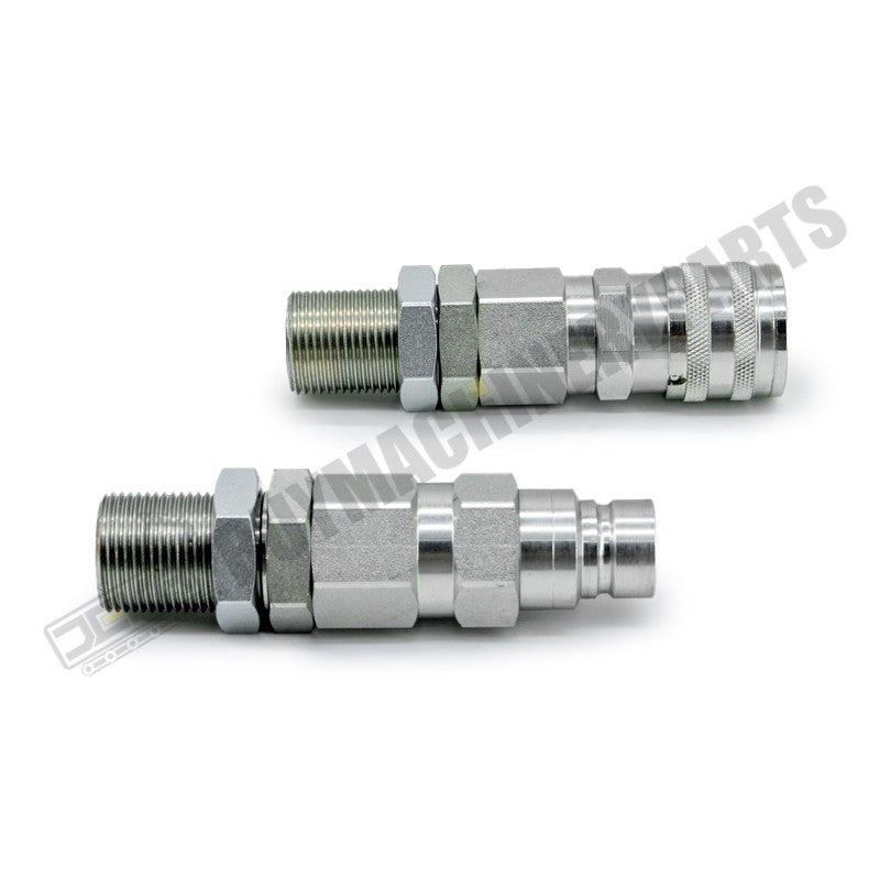 Hydraulic Quick-Connect Coupler AT312877 KV13884 for John Deere 332 326D 280 332D 325 333D 270 328 328D 260
