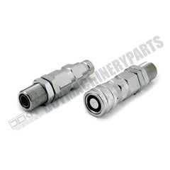 Hydraulic Quick-Connect Coupler AT312877 KV13884 for John Deere 332 326D 280 332D 325 333D 270 328 328D 260