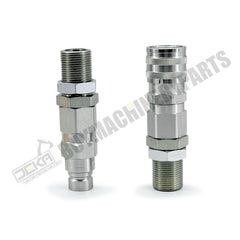 Hydraulic Quick-Connect Coupler AT312877 KV13884 for John Deere 332 326D 280 332D 325 333D 270 328 328D 260