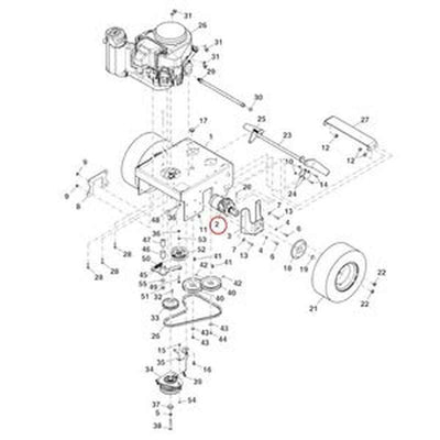 Hydraulic Wheel Motor D18311 for John Deere Mower 647 657 667 WH36A WH48A WH52A WH61A WHP36A WHP48A WHP52A WHP61A