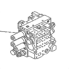 Hydraulic Control Valve 723-63-12101/12100 for Komatsu Excavator D65E-12 D85ESS-2