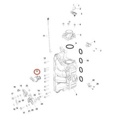 IAC Valve 897526T for Mercury Outboard Engines 65-150 HP