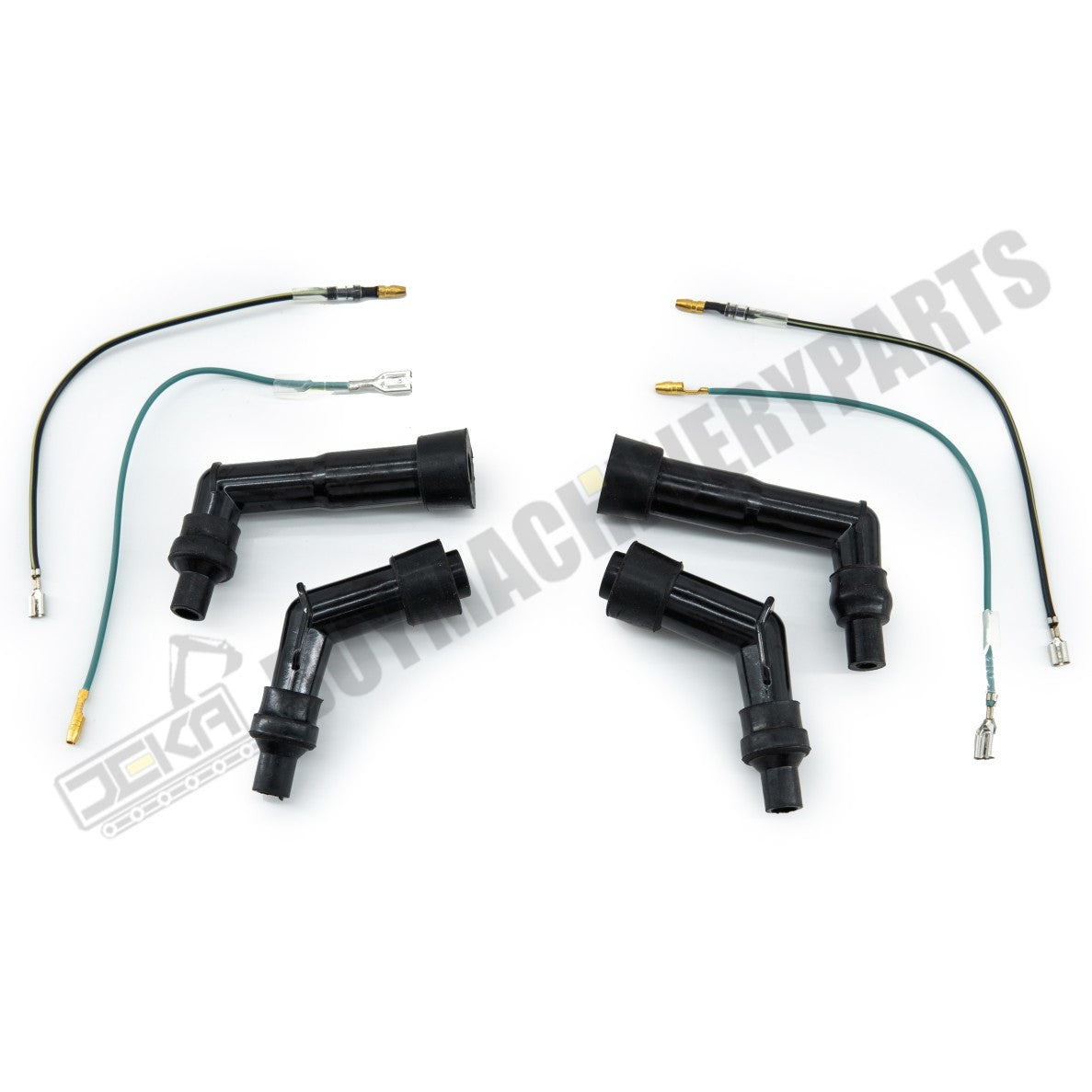 Ignition Coils and NGK Spark Plug Caps Set 30510-333-013 for Honda Motorcycle CB350F CB400F CB500