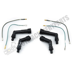 Ignition Coils and NGK Spark Plug Caps Set 30510-333-013 for Honda Motorcycle CB350F CB400F CB500
