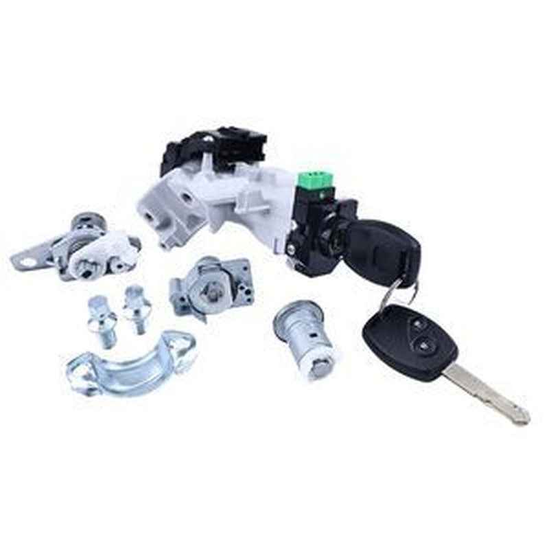 Ignition Door Trunk Lock Cylinder Kit 35100-SNA-901 & 72185-SNA-A01 for Honda Civic 2006-2011