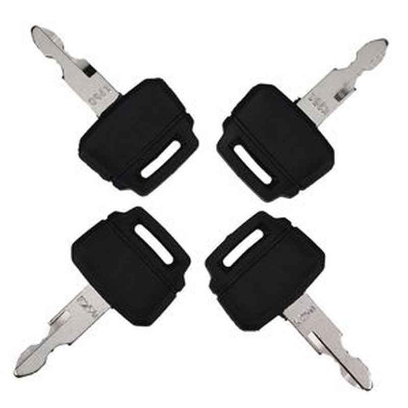 4 Ignition Keys 1230D2 for Kobelco SK115DZ SK130 SK150LC SK160LC SK210LC SK220 SK250