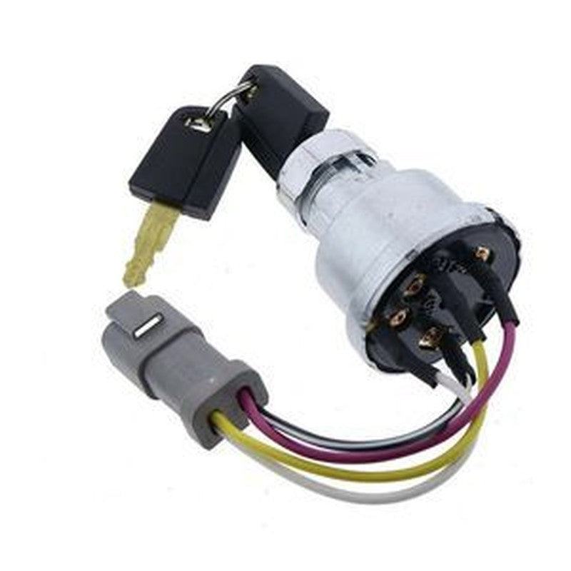 Ignition Switch 142-8858 With 2 Keys for Caterpillar CAT Loader 906 257B 267B 268B 420D