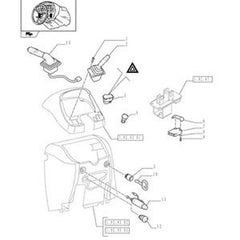 Ignition Switch 5129862 5146155 fit CASE JX60-95 Tractors