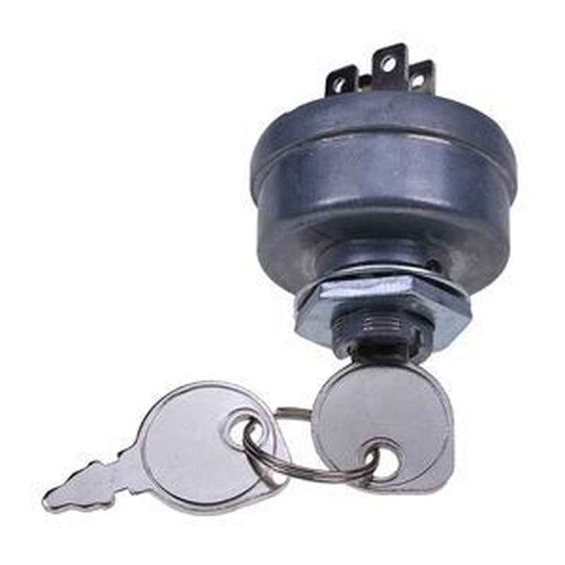 5-Terminal Ignition Switch w/ 2 Keys AM102551 AM34872 for John Deere Combines