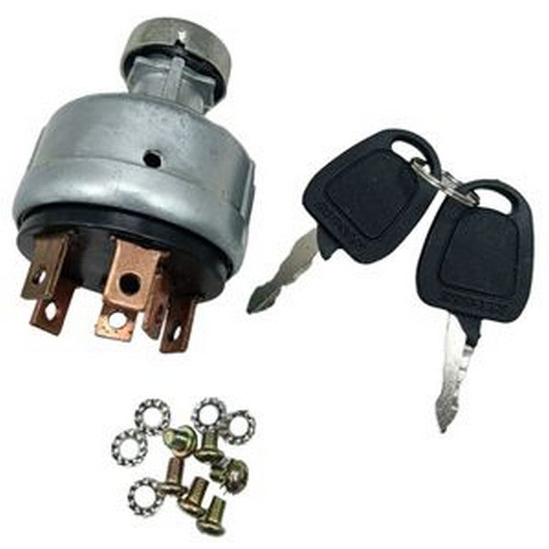 Ignition Switch K1001654B With Keys for Doosan Excavator DH220-5