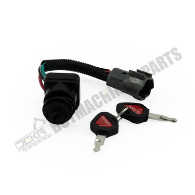 Interruptor de ignição RC411-53964 para escavadeira Kubota KX41-3 KX71-3 KX91-3 KX121-3 KX161-3 