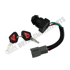 Interruptor de ignição RC411-53964 para escavadeira Kubota KX41-3 KX71-3 KX91-3 KX121-3 KX161-3 