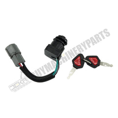 Interruptor de ignição RC411-53964 para escavadeira Kubota KX41-3 KX71-3 KX91-3 KX121-3 KX161-3 